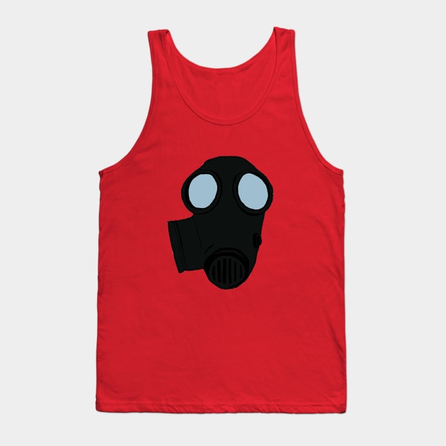 Minimalist Pyro Mask - Team Fortress 2 Tank Top by BallofBandages